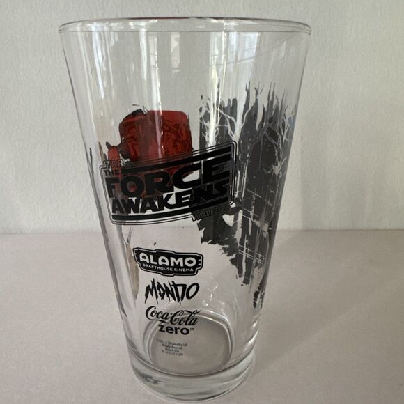 Star Wars Force Awakens PINT GLASS...Alamo Promo Collectible - Picture 4 of 16